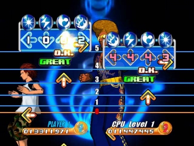 Screen ze hry Dance Dance Revolution: Ultramix 3