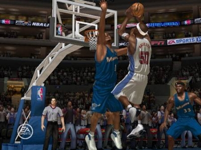 Screen ze hry NBA Live 07
