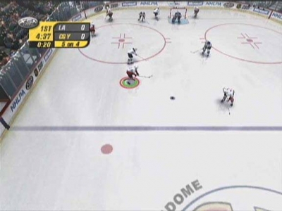 Screen ze hry NHL Rivals 2004