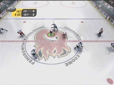 Screen ze hry NHL Rivals 2004