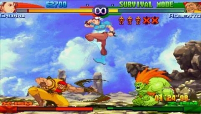 Screen ze hry Street Fighter Alpha 3 MAX