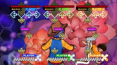 Screen ze hry Dance Dance Revolution Universe