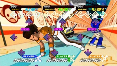 Screen ze hry Dance Dance Revolution Universe