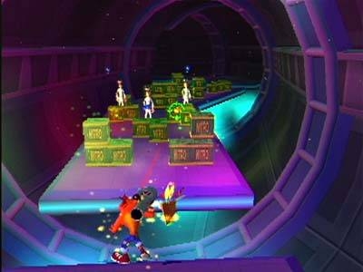 Screen ze hry Crash Bandicoot: The Wrath of Cortex