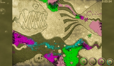 Screen ze hry Liquid War