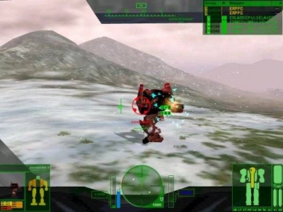 Screen ze hry MechWarrior 4: Vengeance
