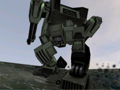 Screen ze hry MechWarrior 4: Vengeance
