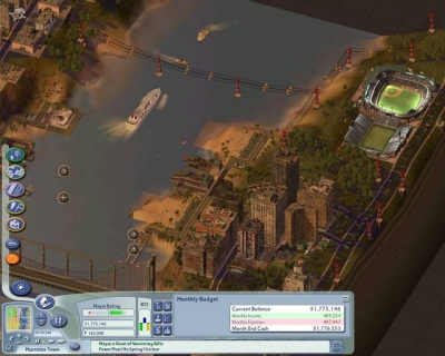 Screen ze hry SimCity 4: Rush Hour