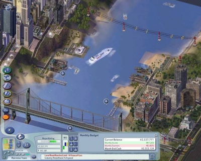 Screen ze hry SimCity 4: Rush Hour