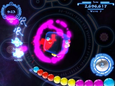 Screen ze hry QuantZ