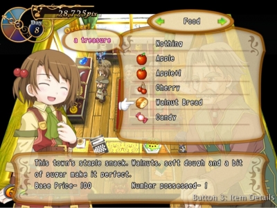 Screen ze hry Recettear: An Item Shops Tale