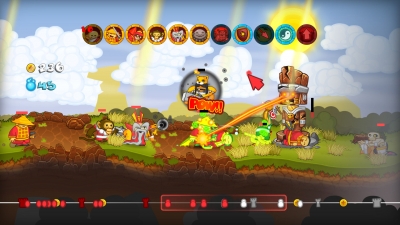 Screen ze hry Swords and Soldiers HD