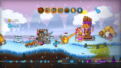 Screen ze hry Swords and Soldiers HD