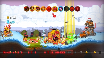 Screen ze hry Swords and Soldiers HD