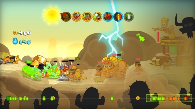 Screen ze hry Swords and Soldiers HD