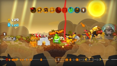 Screen ze hry Swords and Soldiers HD