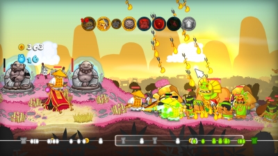 Screen ze hry Swords and Soldiers HD