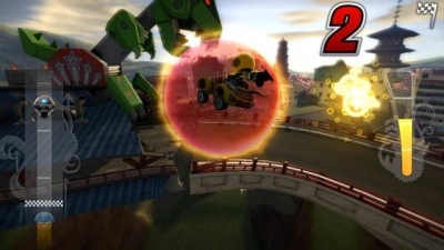 Screen ze hry ModNation Racers: Road Trip