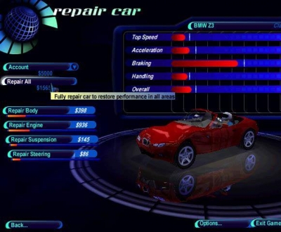 Screen ze hry Need for Speed: High Stakes