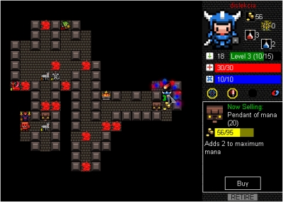 Screen ze hry Desktop Dungeons
