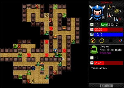 Screen ze hry Desktop Dungeons