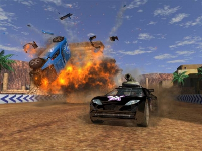 Screen ze hry Mashed: Drive to Survive