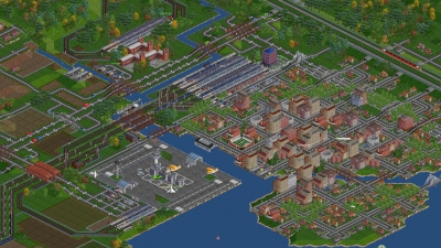 Screen ze hry OpenTTD