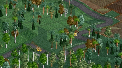 Screen ze hry OpenTTD