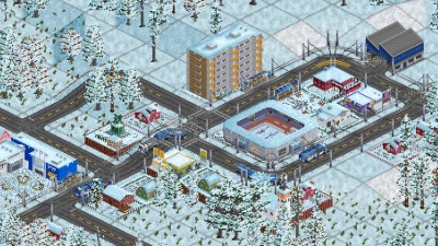 Screen ze hry OpenTTD