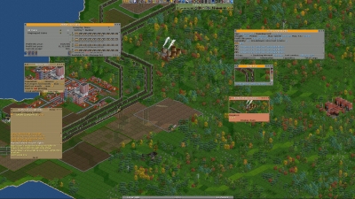 Screen ze hry OpenTTD