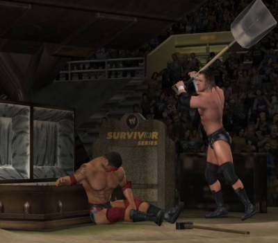 Screen ze hry WWE Smackdown vs. Raw 2006