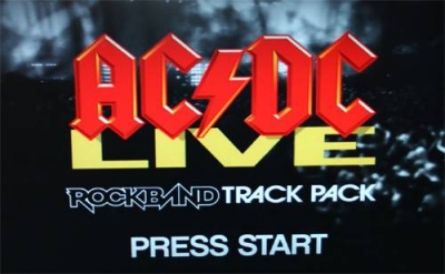 Screen ze hry AC/DC Live: Rock Band