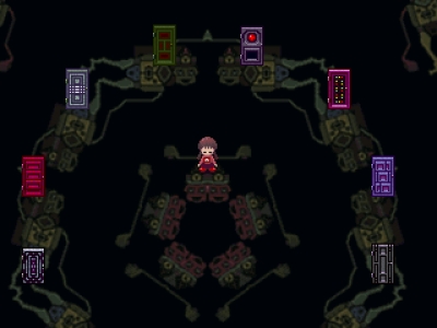 Screen ze hry Yume Nikki