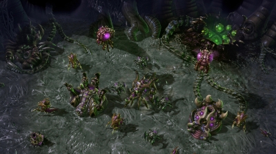 Screen ze hry StarCraft II: Heart of the Swarm