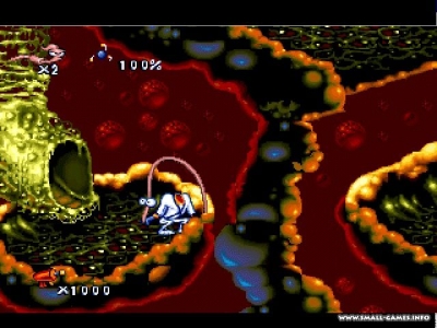 Screen ze hry Earthworm Jim 2