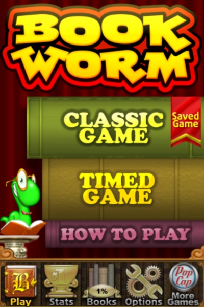 Screen ze hry Bookworm Deluxe