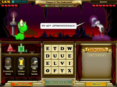 Screen ze hry Bookworm Adventures