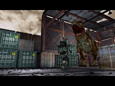 Screen ze hry Dino Crisis 2