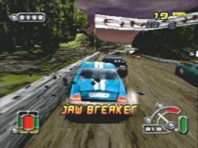Screen ze hry Destruction Derby RAW