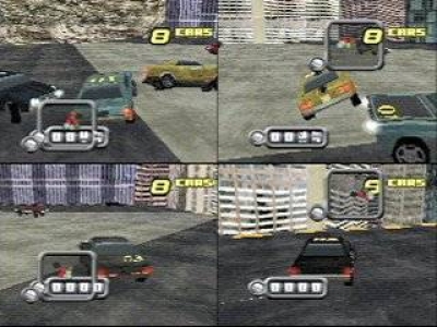 Screen ze hry Destruction Derby RAW