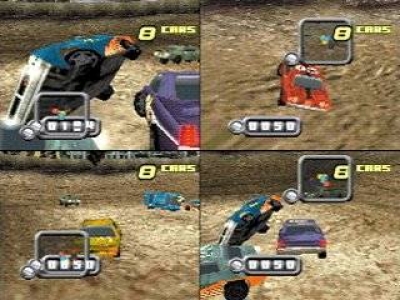 Screen ze hry Destruction Derby RAW