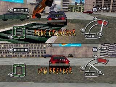 Screen ze hry Destruction Derby RAW