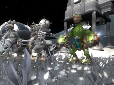 Screen ze hry Spore Galactic Adventures