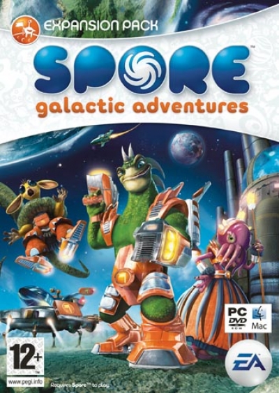 Obal hry Spore Galactic Adventures
