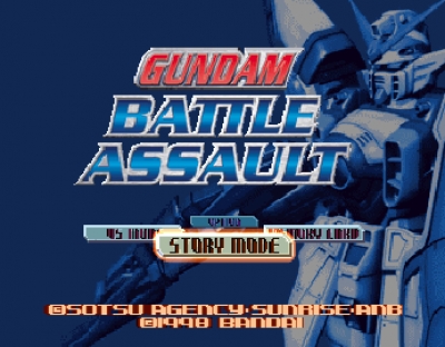 Screen ze hry Gundam Battle Assault