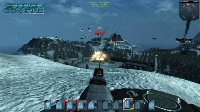 Screen ze hry Carrier Command: Gaea Mission