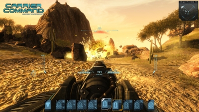 Screen ze hry Carrier Command: Gaea Mission