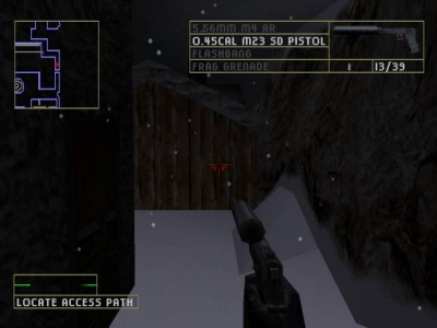 Screen ze hry Tom Clancy´s Rainbow Six: Lone Wolf