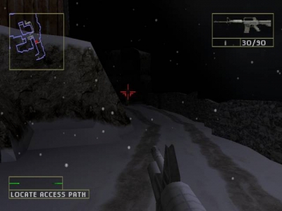 Screen ze hry Tom Clancy´s Rainbow Six: Lone Wolf