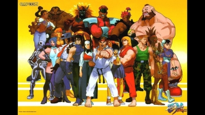 Artwork ke he Street Fighter EX Plus Alpha